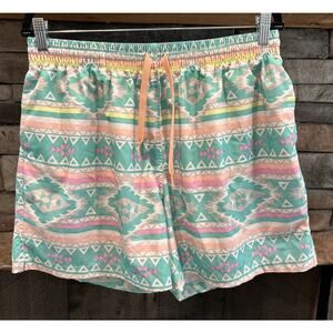 Men’s CHUBBIES Aztec Print Board Shorts Swim Trunks Size XL 5.5” *A5
